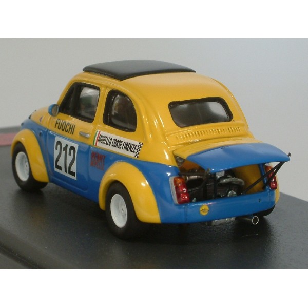 Fiat 500 Abarth 595 #212 Campionato Italiano 1972 Fuochi Mugello Corse - Standard Built 1:43